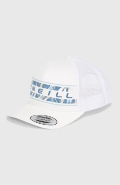 Homme O'Neill Casquettes & Chapeaux|Protection Anti-Uv-Casquette Flower Trucker| Blanc