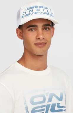 Homme O'Neill Casquettes & Chapeaux|Protection Anti-Uv-Casquette Flower Trucker| Blanc