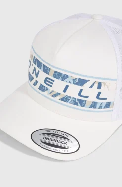 Homme O'Neill Casquettes & Chapeaux|Protection Anti-Uv-Casquette Flower Trucker| Blanc