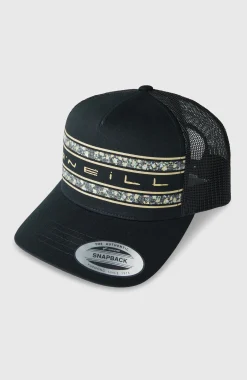 Homme O'Neill Casquettes & Chapeaux|Protection Anti-Uv-Casquette Flower Trucker| Noire