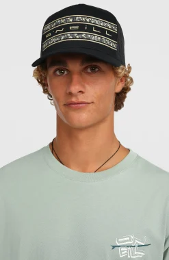 Homme O'Neill Casquettes & Chapeaux|Protection Anti-Uv-Casquette Flower Trucker| Noire