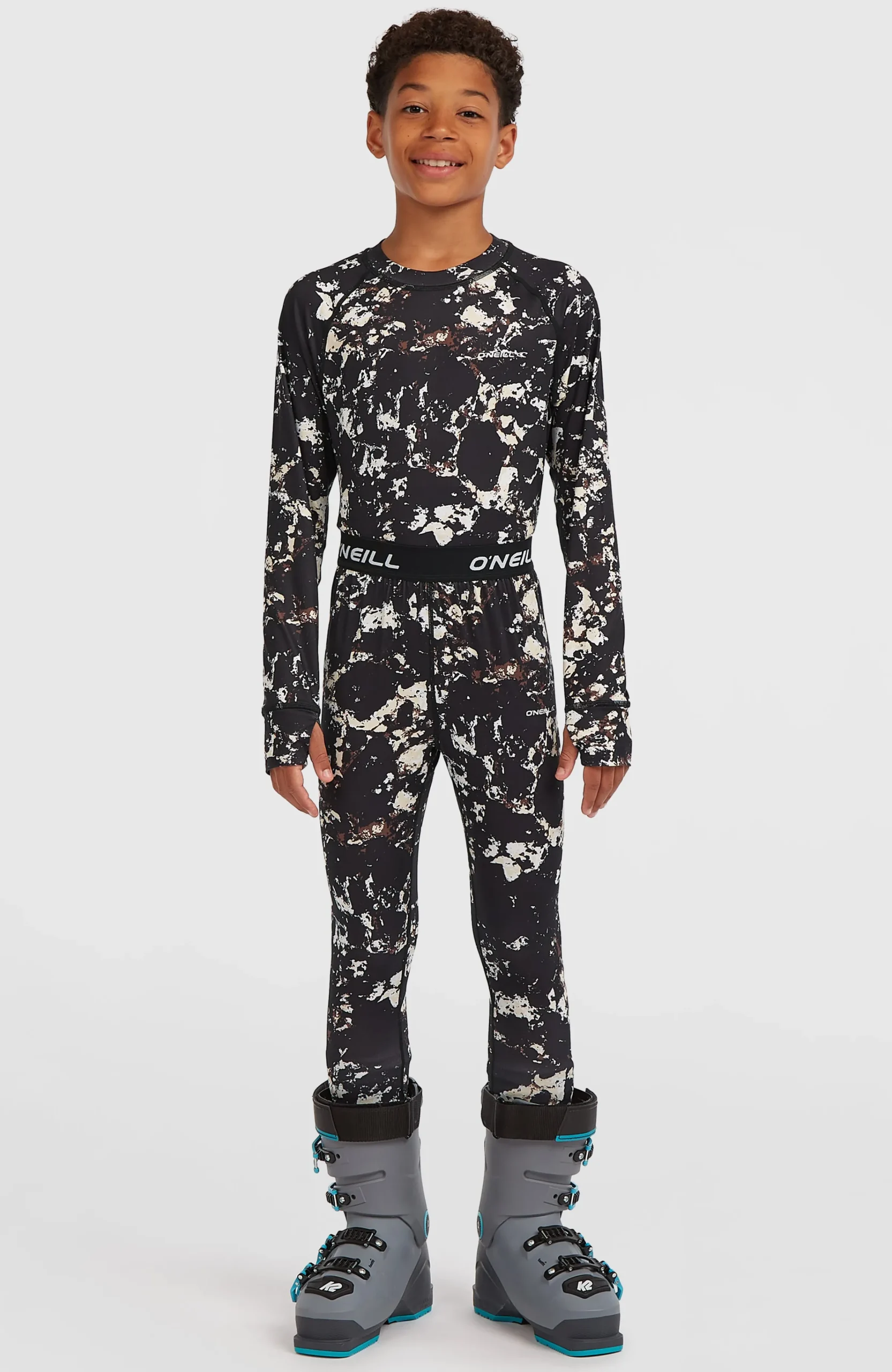 Enfant O'Neill Protection Anti-Uv|Polaires & Sous-Couches-EnfantsEnsemble thermique| Noire