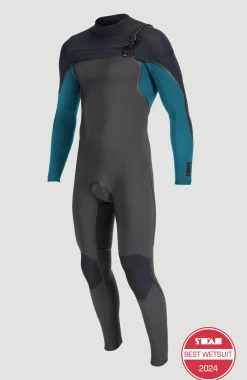 Enfant O'Neill Protection Anti-Uv-EnfantsHyperfreak Fire 4/3mm Chest Zip Full Wetsuit| Noire