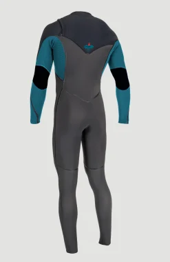 Enfant O'Neill Protection Anti-Uv-EnfantsHyperfreak Fire 4/3mm Chest Zip Full Wetsuit| Noire