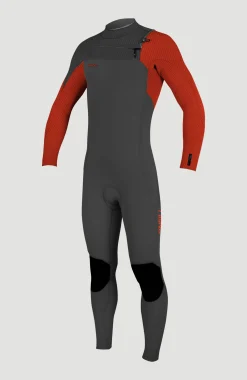 Enfant O'Neill Protection Anti-Uv-EnfantsHyperfreak Plus 5/4mm Chest Zip Full Wetsuit| Rouge