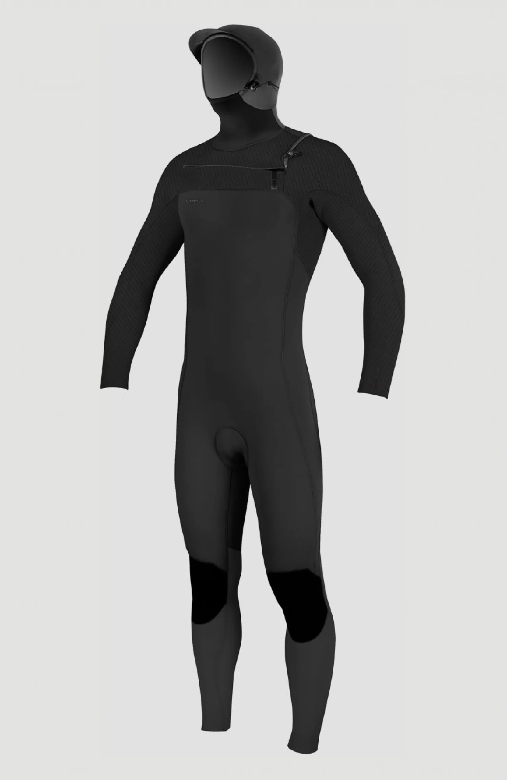 Enfant O'Neill Protection Anti-Uv-EnfantsHyperfreak Plus 5/4mm Chest Zip Full Wetsuit w/Hood Youth| Noire
