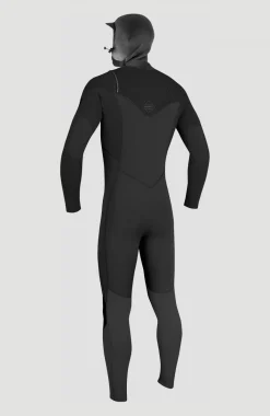 Enfant O'Neill Protection Anti-Uv-EnfantsHyperfreak Plus 5/4mm Chest Zip Full Wetsuit w/Hood Youth| Noire