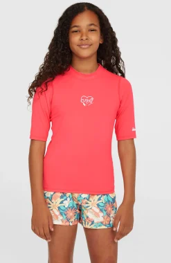 Enfant O'Neill Protection Anti-Uv|Maillots De Bain-EnfantsLycra à manches courtes Essentials| Rose