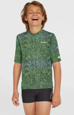 Enfant O'Neill Maillots De Bain|Protection Anti-Uv-EnfantsLycra à manches courtes| Bleu