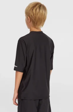 Enfant O'Neill Maillots De Bain|Protection Anti-Uv-EnfantsLycra à manches courtes| Noire