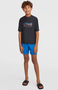 Enfant O'Neill Maillots De Bain|Protection Anti-Uv-Enfants Lycra à manches courtes| Noire