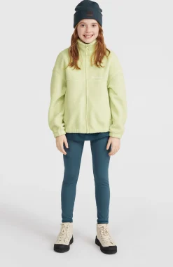 Enfant O'Neill Protection Anti-Uv|Polaires Pour Filles-EnfantsPolaire à poils longs et zip intégral| Vert