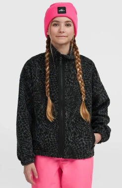Enfant O'Neill Protection Anti-Uv|Polaires Pour Filles-EnfantsPolaire à poils longs et zip intégral| Noire