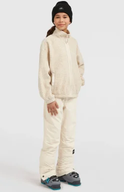 Enfant O'Neill Protection Anti-Uv|Polaires Pour Filles-EnfantsPolaire à poils longs et zip intégral| Beige