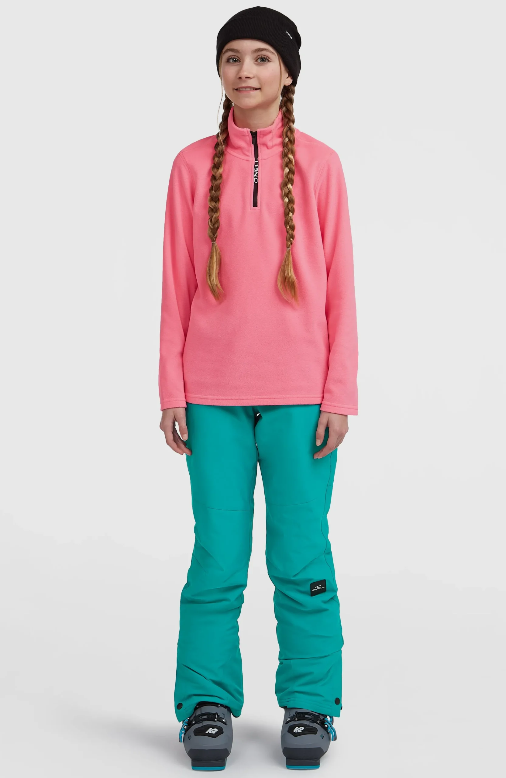Enfant O'Neill Protection Anti-Uv|Polaires Pour Filles-EnfantsPolaire FWC'Cruz Jack's Polartec® à col demi-zip| Rose