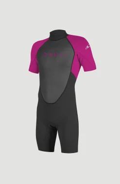 Enfant O'Neill Protection Anti-Uv-EnfantsReactor-2 2mm Back Zip Shortsleeve Spring Wetsuit| Noire