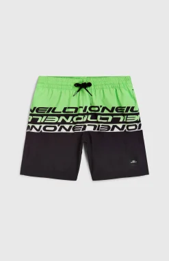 Enfant O'Neill Maillots De Bain|Protection Anti-Uv-EnfantsShort de bain Cali Stripe 14| Vert