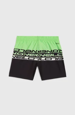Enfant O'Neill Maillots De Bain|Protection Anti-Uv-EnfantsShort de bain Cali Stripe 14| Vert
