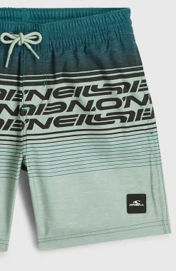 Enfant O'Neill Maillots De Bain|Protection Anti-Uv-EnfantsShort de bain Logo Stripe| Vert Mix