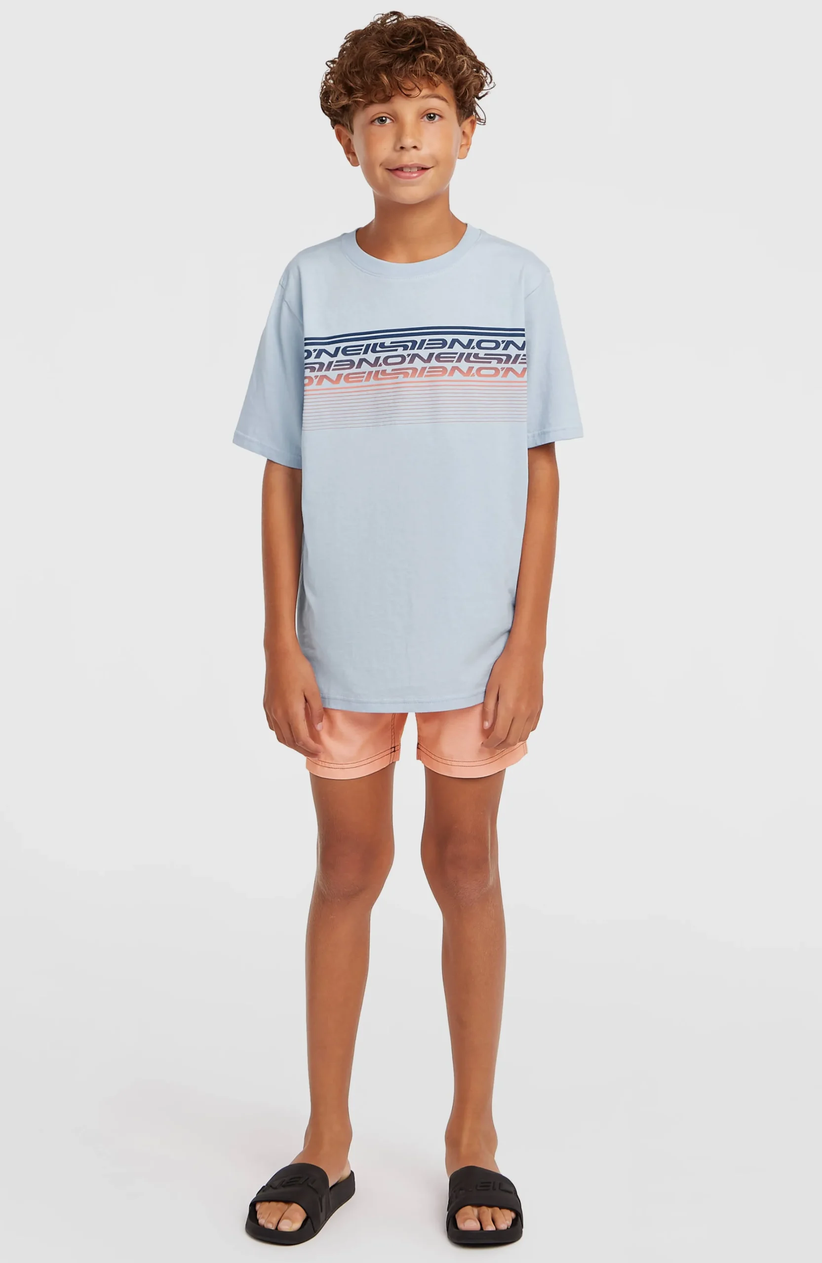 Enfant O'Neill Maillots De Bain|Protection Anti-Uv-EnfantsShort de bain Logo Stripe| Violet Mix