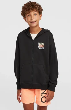 Enfant O'Neill Protection Anti-Uv|Sweats & Pulls-EnfantsSweat à capuche et zip intégral Graphic| Noire