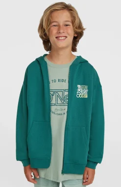 Enfant O'Neill Protection Anti-Uv|Sweats & Pulls-EnfantsSweat à capuche et zip intégral Graphic| Vert