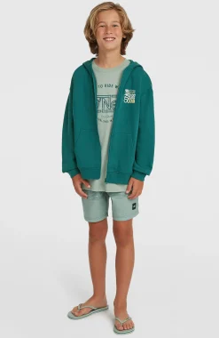 Enfant O'Neill Protection Anti-Uv|Sweats & Pulls-EnfantsSweat à capuche et zip intégral Graphic| Vert