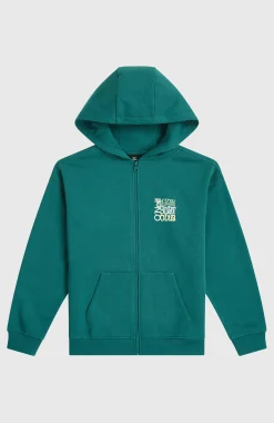 Enfant O'Neill Protection Anti-Uv|Sweats & Pulls-EnfantsSweat à capuche et zip intégral Graphic| Vert
