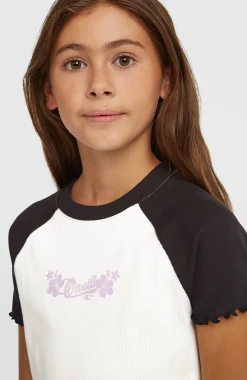 Enfant O'Neill Protection Anti-Uv|T-Shirts & Tops-EnfantsT-shirt côtelé Colour-Block| Blanc Mix
