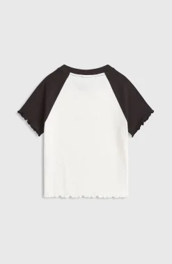 Enfant O'Neill Protection Anti-Uv|T-Shirts & Tops-EnfantsT-shirt côtelé Colour-Block| Blanc Mix