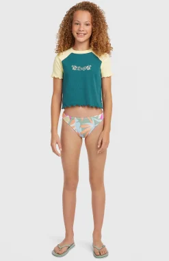 Enfant O'Neill Protection Anti-Uv|T-Shirts & Tops-EnfantsT-shirt côtelé Colour-Block| Vert Mix