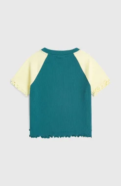 Enfant O'Neill Protection Anti-Uv|T-Shirts & Tops-EnfantsT-shirt côtelé Colour-Block| Vert Mix