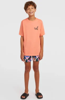 Enfant O'Neill Protection Anti-Uv|T-Shirts-EnfantsT-shirt Chest-Print| Orange