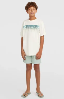 Enfant O'Neill Protection Anti-Uv|T-Shirts-EnfantsT-shirt Logo Stripe| Blanc