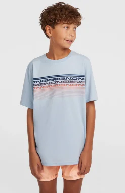 Enfant O'Neill Protection Anti-Uv|T-Shirts-EnfantsT-shirt Logo Stripe| Bleu
