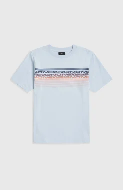 Enfant O'Neill Protection Anti-Uv|T-Shirts-EnfantsT-shirt Logo Stripe| Bleu