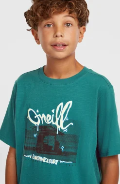 Enfant O'Neill Protection Anti-Uv|T-Shirts-EnfantsT-shirt Slub Graphic| Vert