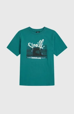 Enfant O'Neill Protection Anti-Uv|T-Shirts-EnfantsT-shirt Slub Graphic| Vert