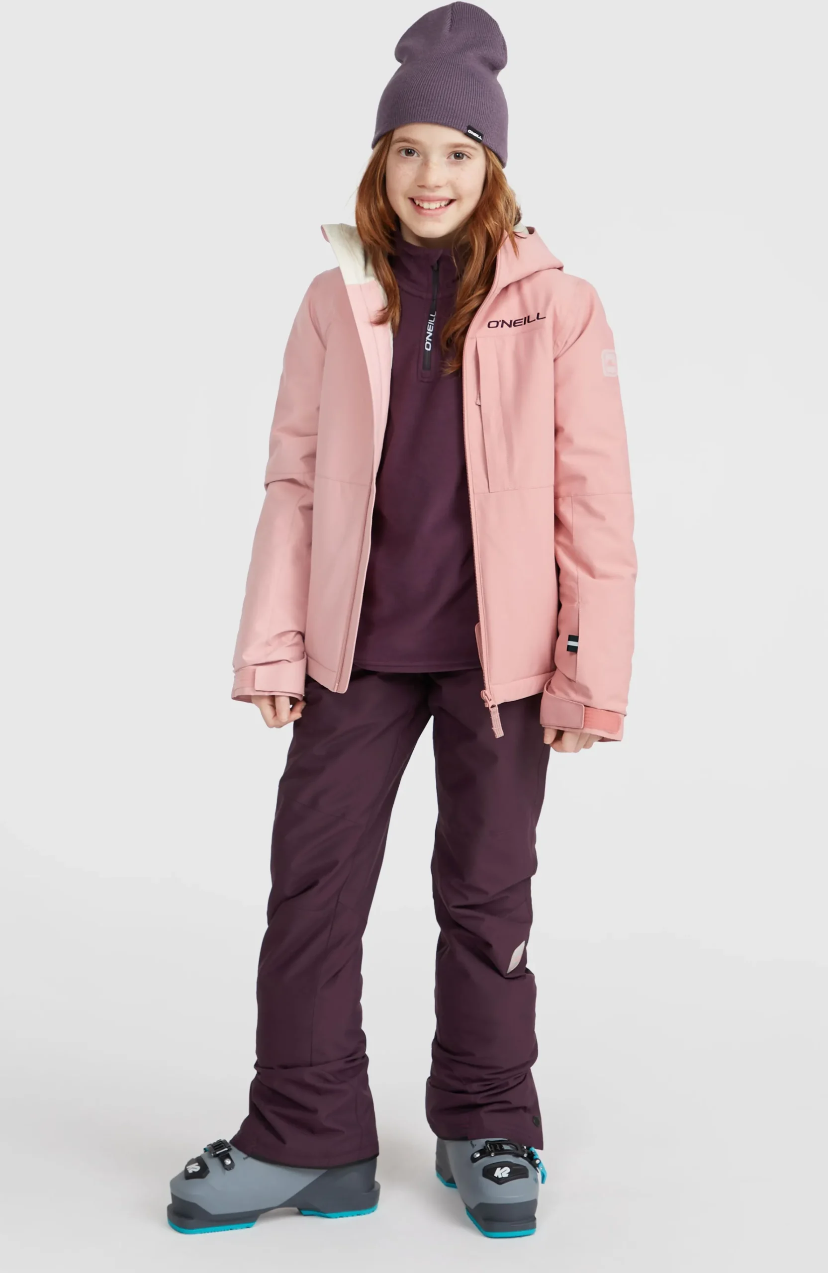 Enfant O'Neill Protection Anti-Uv|Vêtements De Ski-EnfantsVeste de ski Lite| Rose