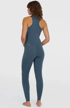 Femme O'Neill Combinaisons|Protection Anti-Uv-FemmesBahia 1.5mm Front Zip Sleeveless Full Wetsuit| Bleu