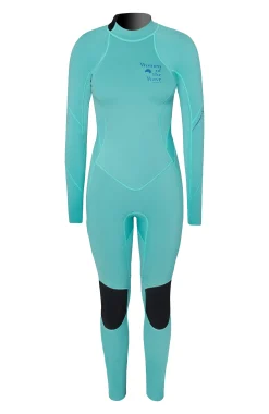 Femme O'Neill Combinaisons|Protection Anti-Uv-FemmesBahia Women Of The Wave 3/2mm Back Zip Full Wetsuit| Vert