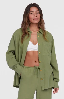 Femme O'Neill Chemises & Blouses|Protection Anti-Uv-FemmesChemise Brenda| Vert