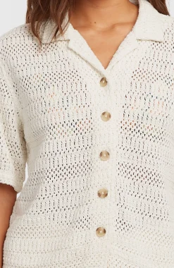 Femme O'Neill Chemises & Blouses|Protection Anti-Uv-FemmesChemise crochet O'Riginals| Blanc