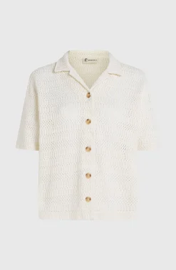 Femme O'Neill Chemises & Blouses|Protection Anti-Uv-FemmesChemise crochet O'Riginals| Blanc