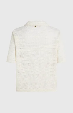 Femme O'Neill Chemises & Blouses|Protection Anti-Uv-FemmesChemise crochet O'Riginals| Blanc