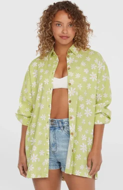 Femme O'Neill Chemises & Blouses|Protection Anti-Uv-FemmesChemise longue Beach Vintage| Vert