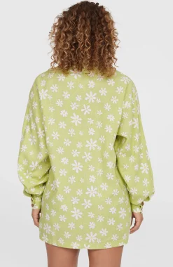 Femme O'Neill Chemises & Blouses|Protection Anti-Uv-FemmesChemise longue Beach Vintage| Vert