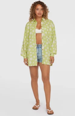 Femme O'Neill Chemises & Blouses|Protection Anti-Uv-FemmesChemise longue Beach Vintage| Vert