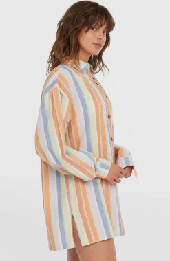 Femme O'Neill Chemises & Blouses|Protection Anti-Uv-FemmesChemise longue Beach Vintage| Jaune