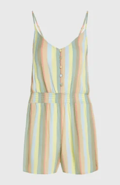 Femme O'Neill Robes, Combinaisons Et Jupes|Protection Anti-Uv-FemmesCombishort boutonnée à fines bretelles| Jaune
